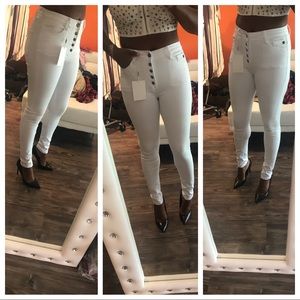 WHITE High waist Jeans